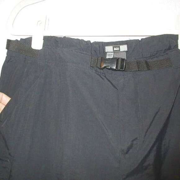 REI Sahara Women's Cargo Shorts Size 16 Stretch UPF Belted Nylon DWR Gorpcore - Picture 2 of 9